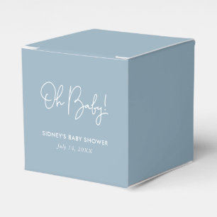 Ballotins Oh Baby Sky Blue Baby shower personnalisé