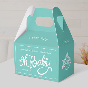 Ballotins Oh bébé - Boîte à pignon pour Baby Shower