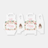 Ballotins Oh Bébé Hiver Blush Baby shower Floral rose (Déplié)