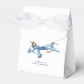 Ballotins Oh Boy! Adventure Awaits Airplane Boy Baby Shower (Verso)