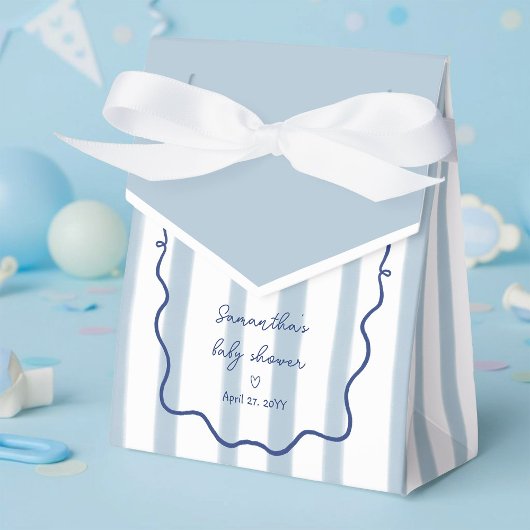 Ballotins Oh Boy Cute Modern Dusty Blue Baby Shower