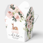 Ballotins Oh Deer Baby shower Floral rose (Ouvert)