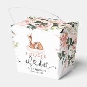 Ballotins Oh Deer Baby shower Floral rose (Arrière)