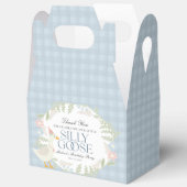 Ballotins Oie bête bleue En vichy floraison (Ouvrir)