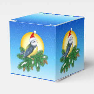 Ballotins Oiseau à Santa Hat
