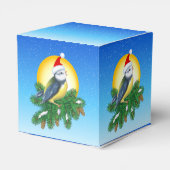 Ballotins Oiseau à Santa Hat (Arrière)