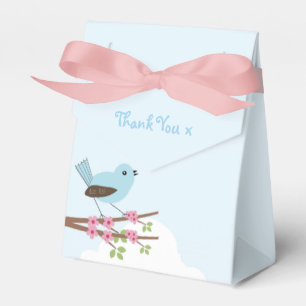 Ballotins Oiseau bleu dans l'arbre de fleur
