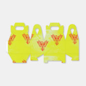 Ballotins Oiseau rouge phoenix jaune (Déplié)