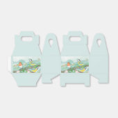 Ballotins Oiseaux chantant sur une branche d'arbre en fleurs (Déplié)