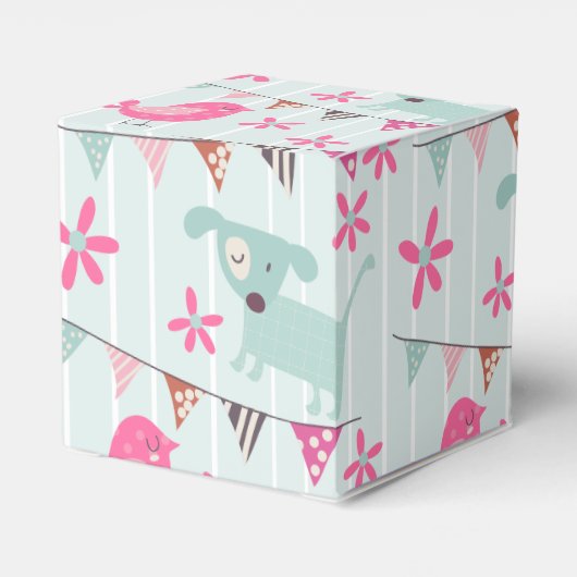 Ballotins Oiseaux, Chiens, Bannières, Fleurs (Arrière)