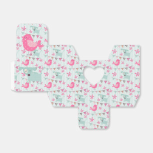 Ballotins Oiseaux, Chiens, Bannières, Fleurs