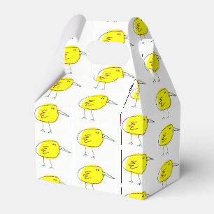Ballotins Oiseaux de dessin animé jaunes drôles gribouillis