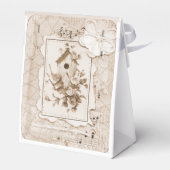 Ballotins Oiseaux Et Maison Shabby Chic (Arrière)