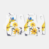 Ballotins Oiseaux floraux, Tournesols jaunes (Déplié)