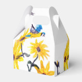 Ballotins Oiseaux floraux, Tournesols jaunes (Verso)