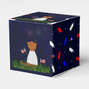 Ballotins Oliver La Loutre Regardant Les Feux D'artifice Cou