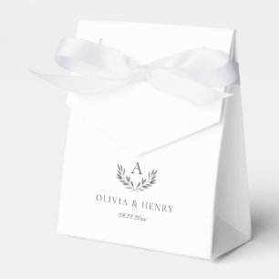Ballotins Olivia Elegant Grey Monogramme Petit Mariage