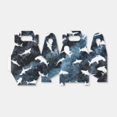 Ballotins Ombre blanche de requin sur la galaxie noire Espac (Déplié)