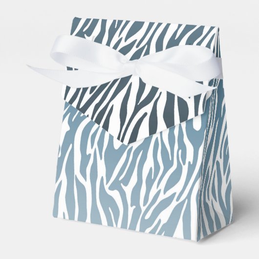 Ballotins Ombre d'impression Wild Blue Zebra (Verso)