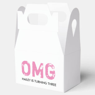 Ballotins OMG C'est ton anniversaire Gable Ballotin - Rose