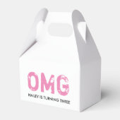 Ballotins OMG C'est ton anniversaire Gable Ballotin - Rose (Verso)