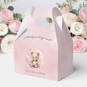 Ballotins On peut attendre Pastel Baby shower rose Gable