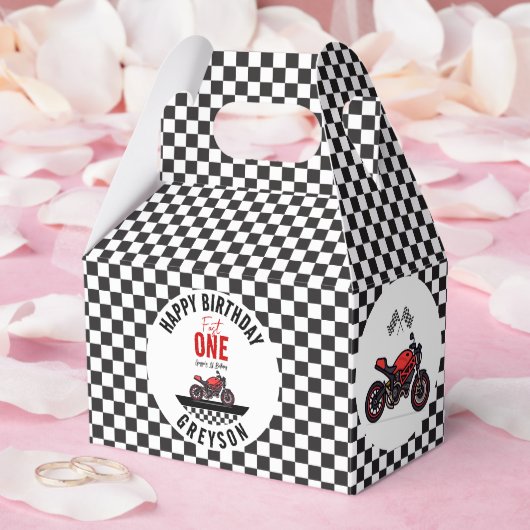 Ballotins One Fast Race Motorcycle Boy 1st Birthday Party (Mariage)