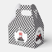 Ballotins One Fast Race Motorcycle Boy 1st Birthday Party (Verso)