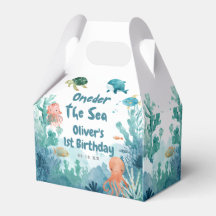 Oneder sous la mer aquarelle 1er anniversaire