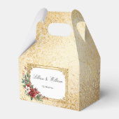 Ballotins Opulence dorée Noël Mariage floral (Verso)