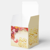 Ballotins Or chinois floral Rat coupé en papier 2020 CCFB (Ouvert)