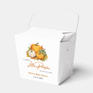 Ballotins Orange Automne Un Petit Baby shower Citrouille