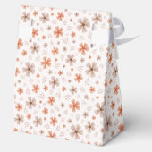 BALLOTINS ORANGE BOW & ARCH FALL PUMPKIN FLOWERS BIRTHDAY (Verso)