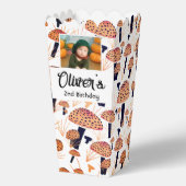 Ballotins Orange Champignons Automne Photo Anniversaire (Verso)