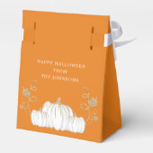 Ballotins Orange Cute Trick Ou Treat Citrouille Halloween (Arrière)