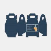 Ballotins Orange Dinosaur Anniversaire Merci (Déplié)