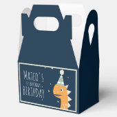 Ballotins Orange Dinosaur Anniversaire Merci (Ouvert)
