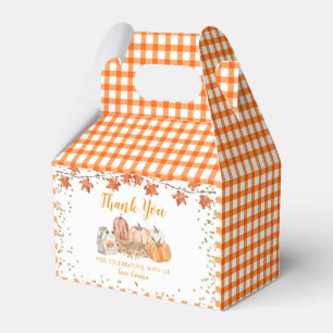Ballotins Orange Fall Citrouille Patch Anniversaire Ballotin