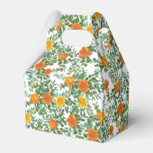 Ballotins Orange Rose Mariage Floral Moderne (Arrière)