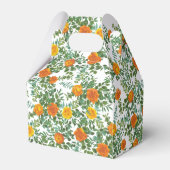 Ballotins Orange Rose Mariage Floral Moderne (Arrière)