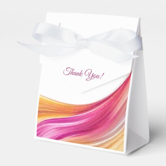 Ballotins Orange rose Mariage moderne Jaune- (Verso)