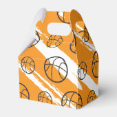 Ballotins Orange Stripes Basketball Anniversaire (Arrière)