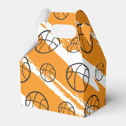 Ballotins Orange Stripes Basketball Anniversaire (Verso)