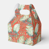 Ballotins Orange Tropical Vert Feuilles Aloha (Arrière)