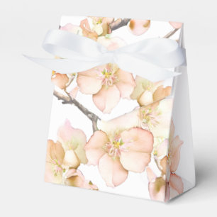 Ballotins Orange vert ivoire fleuri arbre de printemps