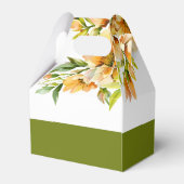 Ballotins Orange yellow rhododendron flowers fall wedding (Arrière)