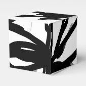 Ballotins Orchidée Blanc : Abstrait blanc et noir (Verso)