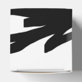 Ballotins Orchidée Blanc : Abstrait blanc et noir (Haut)