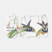 Ballotins Orchidée Flower Hummingbird Bird Ballotin de la fa (Déplié)