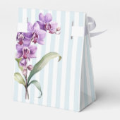 Ballotins Orchidée violette Vert rayures Floral 30e annivers (Arrière)